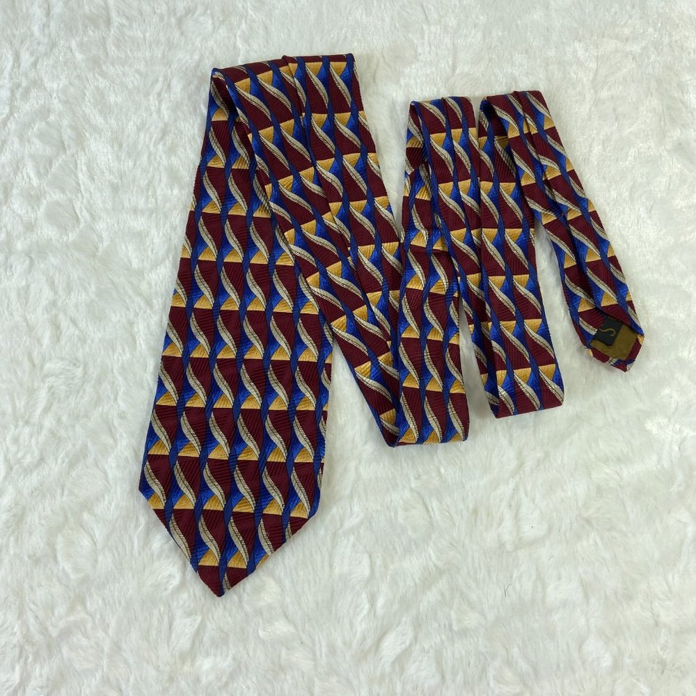 Joseph Orlando Mens Neck Tie Hand Sewn Imported Silk Made in USA Robert Talbott